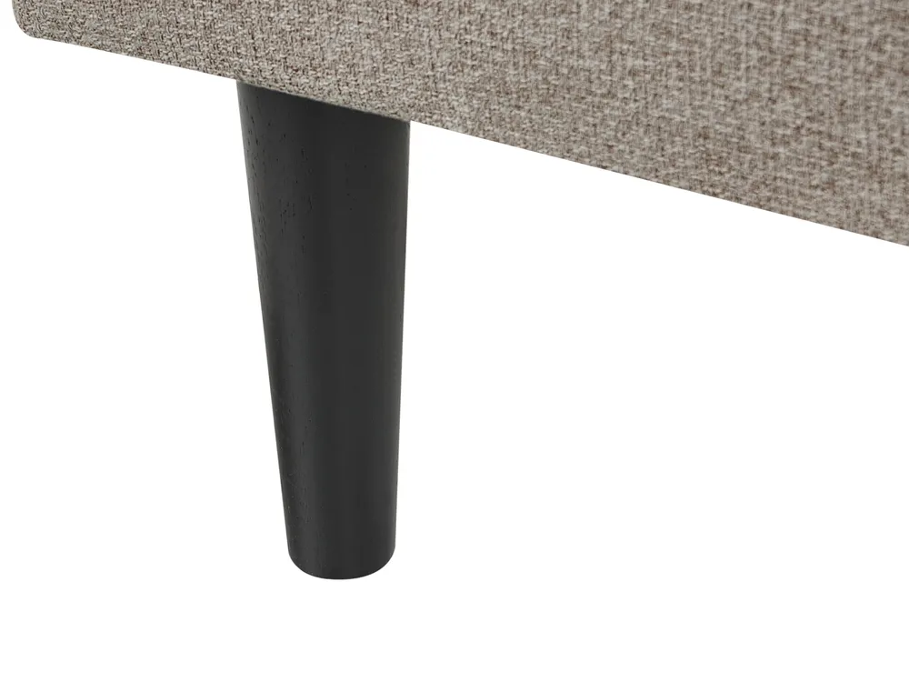 Left-Hand Chaise Longue YVOIRE Fabric Beige_1040593