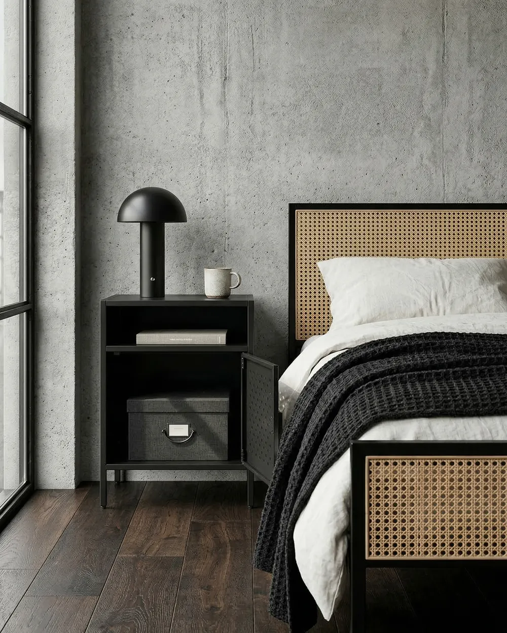Storage Unit WAIKATO Metal Black_1063341