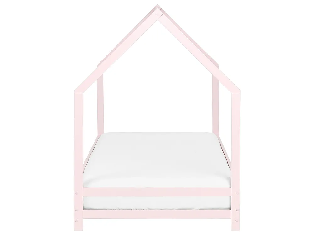 Barnsäng Hus Furu APPY 90 x 200 cm Pastellrosa_913275