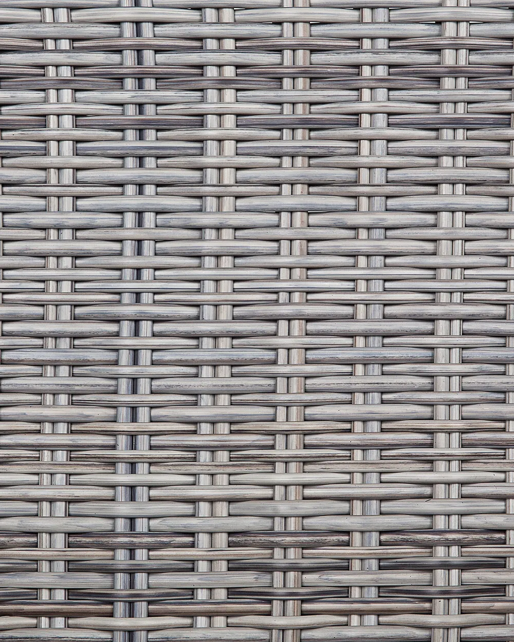 Set of 2 Garden Chairs with Cushions CASCAIS PE Rattan Grey_739933