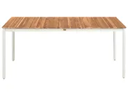 Garden Dining Set with Benches 6 Seater GIOVINAZZO Acacia Wood Brown_1125212