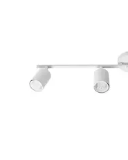 Spotlight med 4 lampor NYANDO Metall Vit_1029011