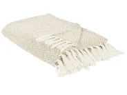 Sängöverkast TOUTLI Bomull 200 x 220 cm Ljusbeige_917958