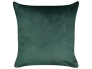 Set of 2 Decorative Cushions BICOCCA 45 x 45 cm Velvet Dark Green Christmas Motif_882652