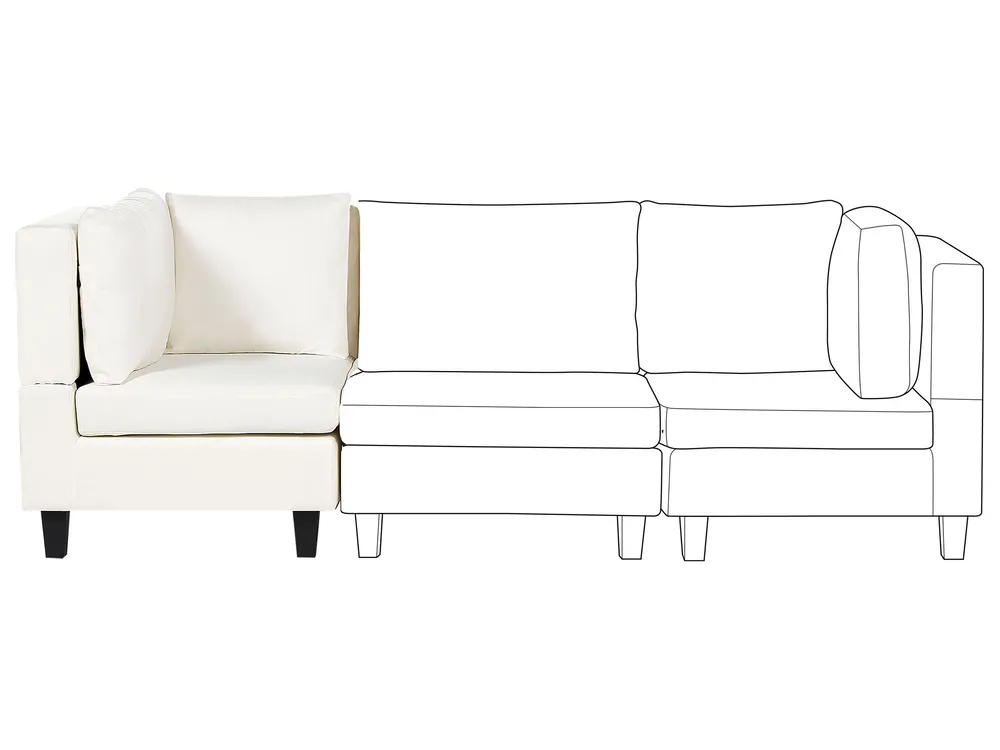 Corner Seat UNSTAD Fabric Off-White