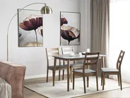 Dining Table MODESTO Grey 120 cm 80 cm Wood_696606