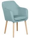 Dining Chair YORKVILLE II Velvet Light Blue
