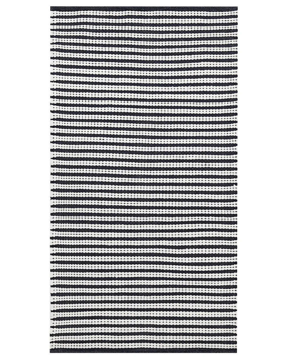 Rug SOFULU Navy Blue 80 x 150 cm Cotton