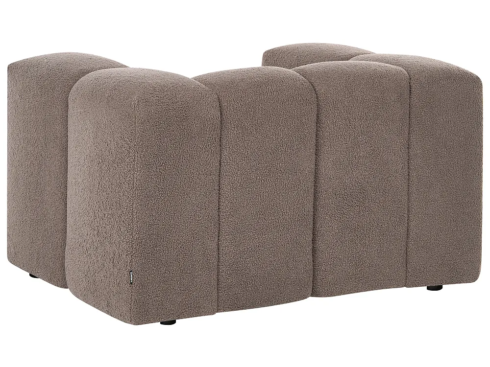 Sofagruppe 5-seters ANTOLA Bouclé Gråbrun_1161706
