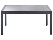 Extending Garden Dining Table BINASCO 160/220 cm 90 cm Stone Effect Grey_1044741