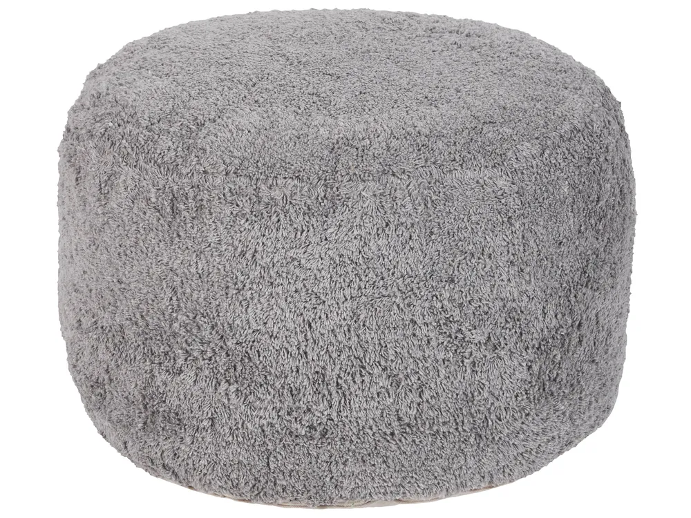 Pouffe KANDHKOT Cotton Grey