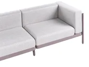 Garden Lounge Set with Table 4 Seater FERRETTI Taupe_1058010