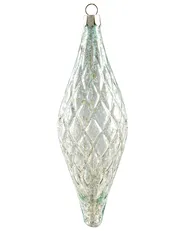 Set of 35 Baubles FROSTING Glass Multicolour_1028216