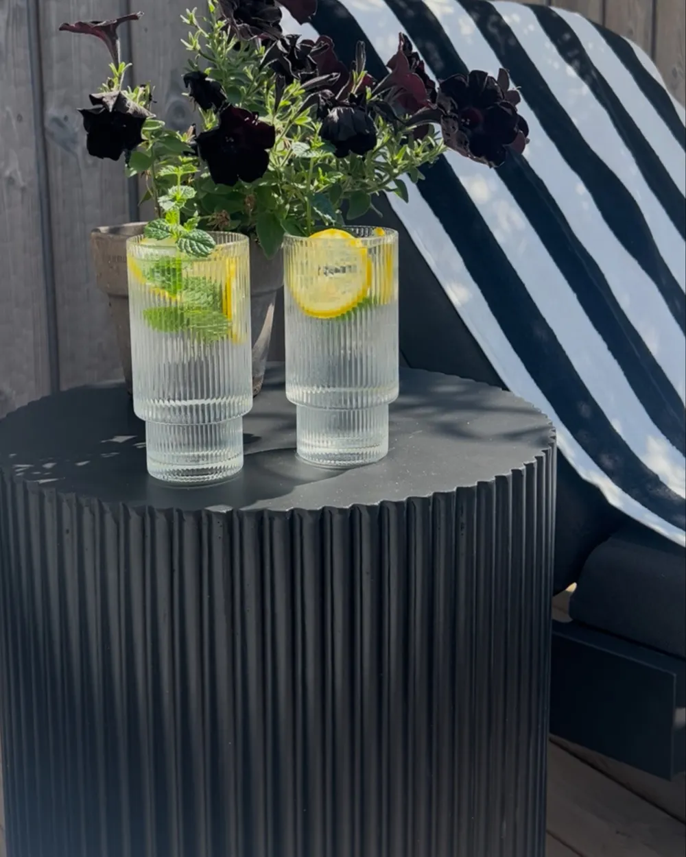 Side Table BICCARI 38 cm 38 cm Black_1008926