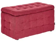 Storage Ottoman MICHIGAN Fabric Red_927049