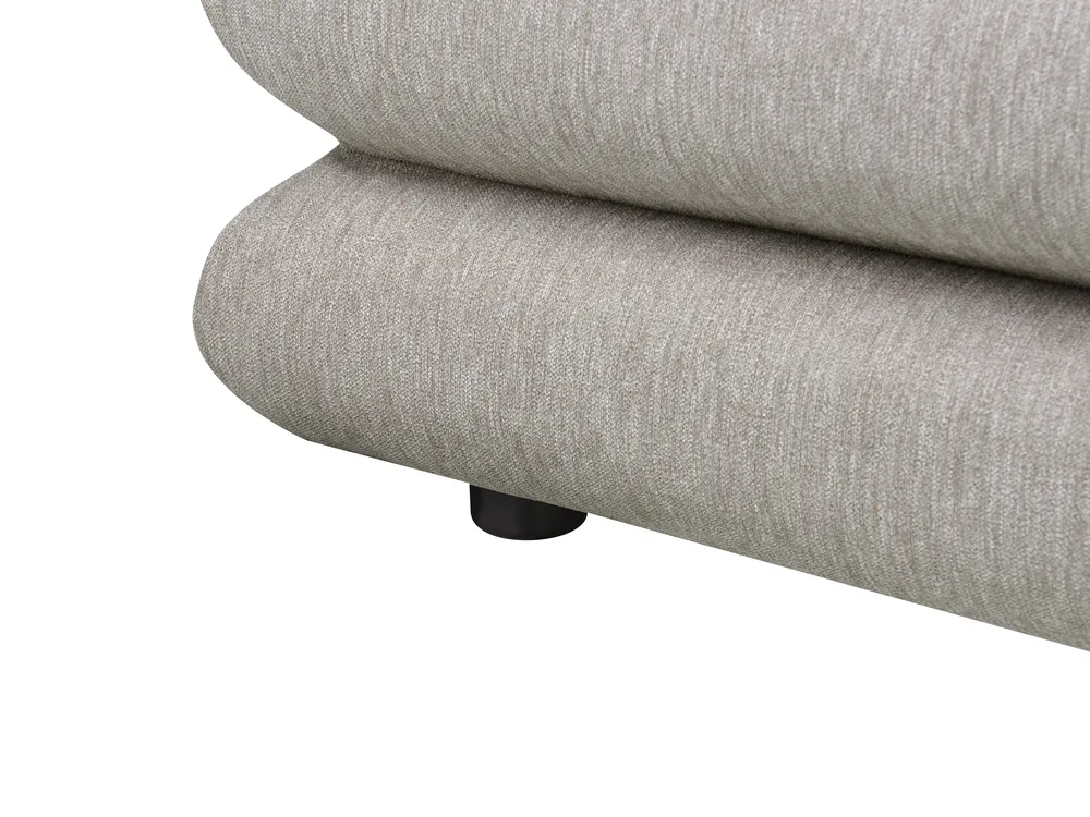 Waterbed Faux Linen LAVARDENS 160 x 200 cm (EU King Size) Taupe_971079