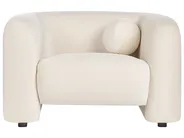 Soffgrupp 5-sits LEIREN Sammet Off-White_920779