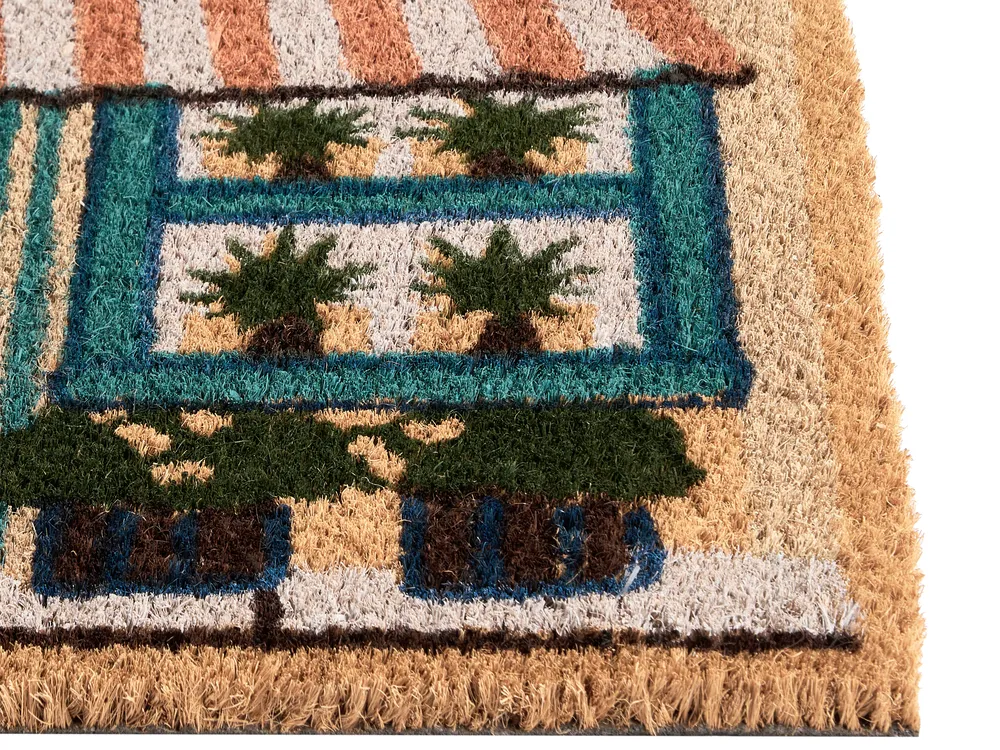 Dørmatte CADIZ Flerfarget 40 x 60 cm Kokosfiber_1079172