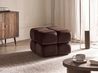 Pouffe CALIENTE Velvet Dark Brown
