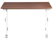 Hopfällbart skrivbord BENDI 120 cm 60 cm Mörkbrun_1030668
