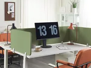 Desk Screen WALLY 80 x 40 cm Green_853089