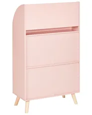 Kirjahylly 3 tasoa LILOET 102 cm Pastellipinkki_950045