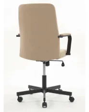 Kontorsstol CAROGA Sammet Beige_1169581