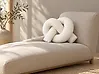 Throw Cushion GLADIOLUS 172 x 14 cm Boucle Off-White Solid