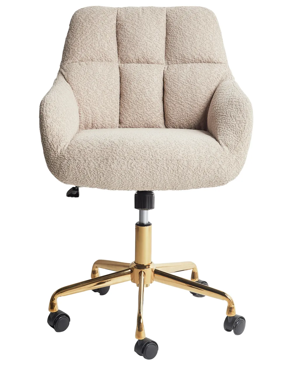 Skrivbordsstol PALMDALE Bouclé Beige_949066