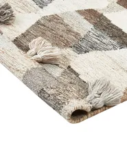 Rug ARGAVAND Beige 200 x 300 cm Kilim Wool_858339