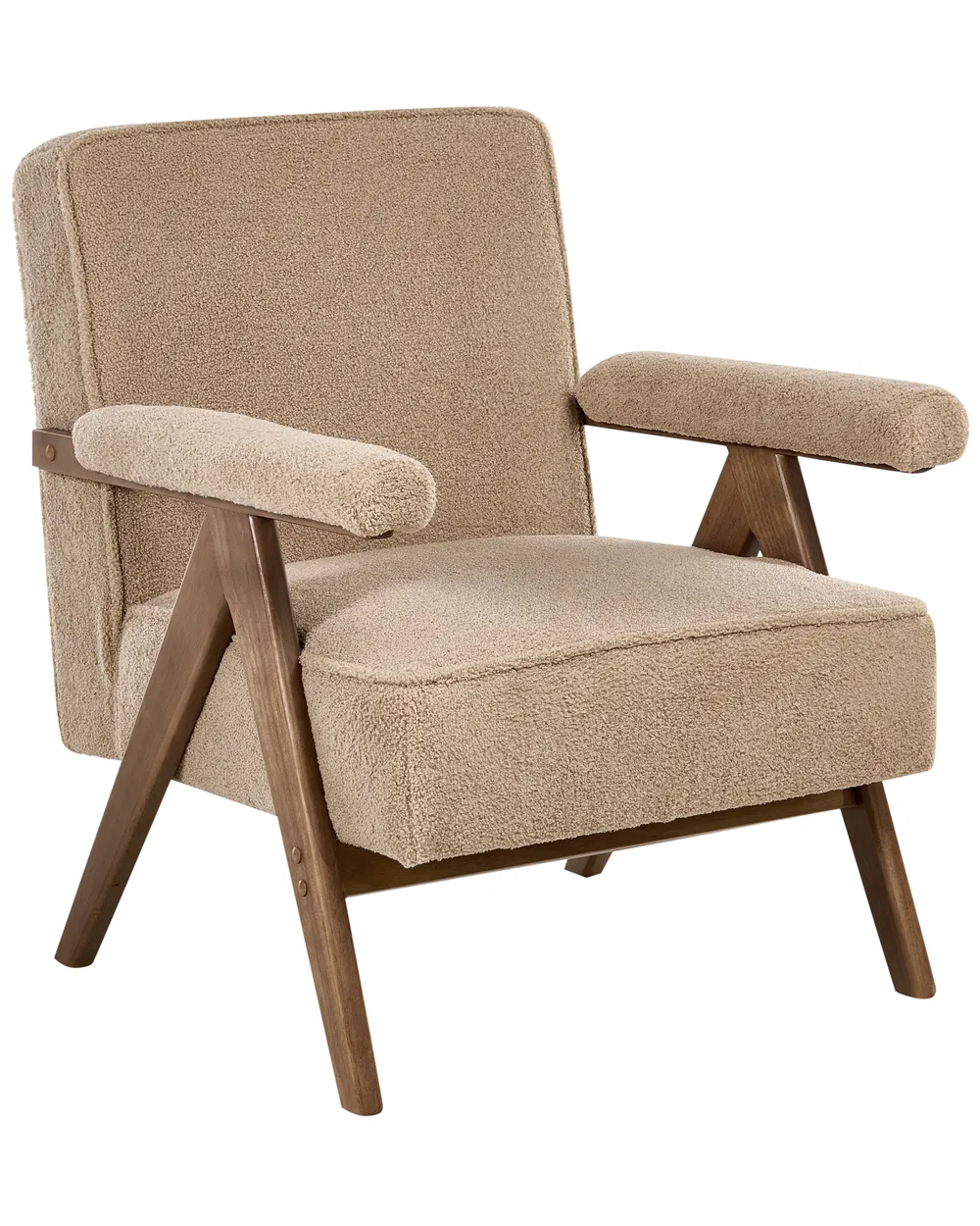 Armchair EVJE Boucle Sand Beige_997657