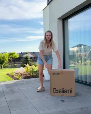 Riippuva aurinkovarjo 238 cm MONZA Vaaleanbeige_1160024
