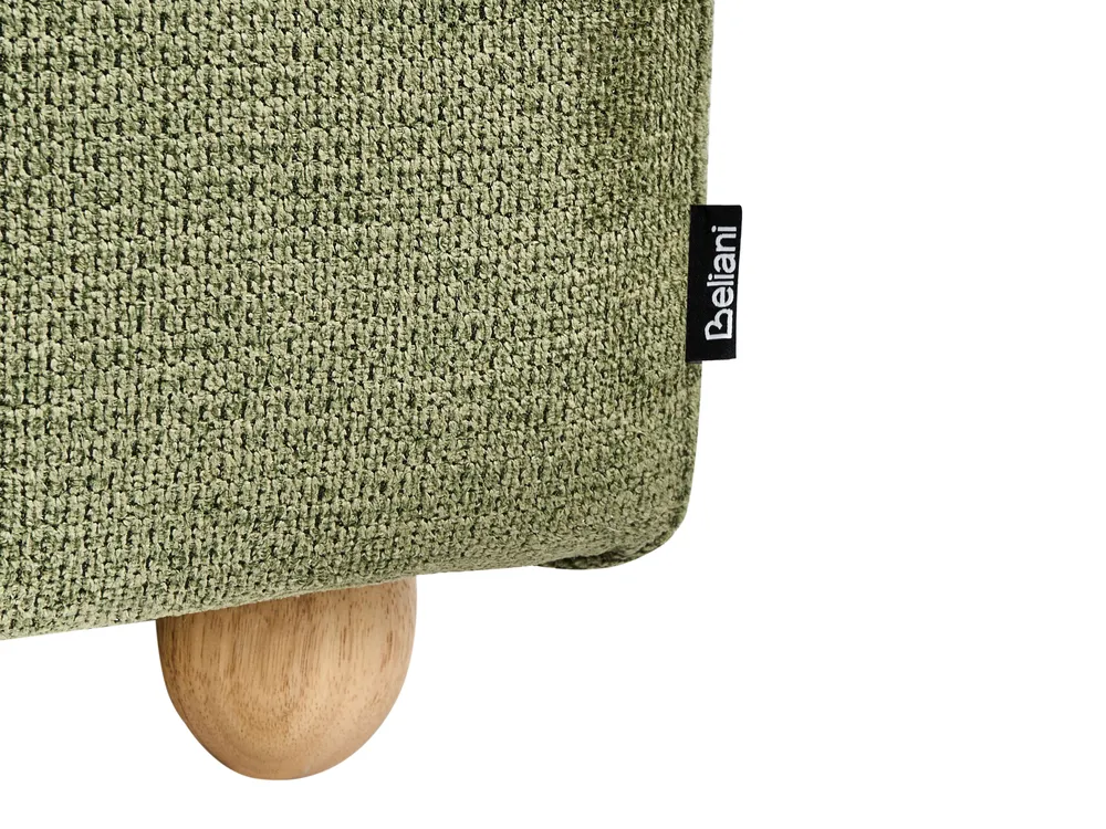 Upholstered Storage Bench SALIDA Fabric Green_1038319