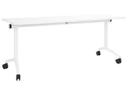 Työpöytä taitettava CAVI 180 cm 60 cm pyörillä Valkoinen_922292