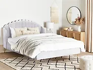 Bed Velvet AMBILLOU 180 x 200 cm (EU Super King) Light Grey_1186311
