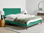Säng med lamellram Sammet BAYONNE 180 x 200 cm Grön_870900