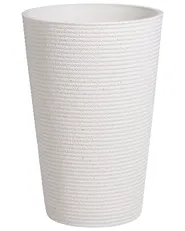 Set of 2 Plant Pots MEUM 35 cm White_1133023