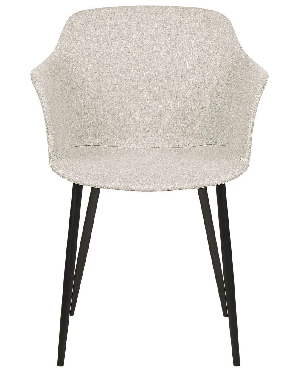 Set of 2 Dining Chairs ELIM Light Beige_883581