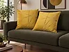 Koristetyynysetti 2 kpl PINUS 45 x 45 cm Sametti Keltainen Geometrinen kuvio