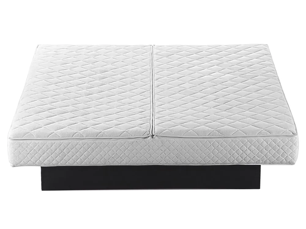 Waterbed Boucle LAVAUR 160 x 200 cm (EU King Size) Beige_985893