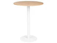 Bar Table MORELLA Light Brown/ White 80 cm 80 cm_1075548