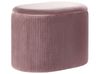 Storage Pouffe RICHLAND Velvet Pink