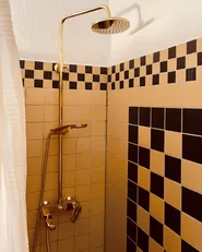 Duschblandare med regndusch GURARA Guld_853786