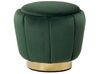 Pouffe IRVING Velvet Dark Green