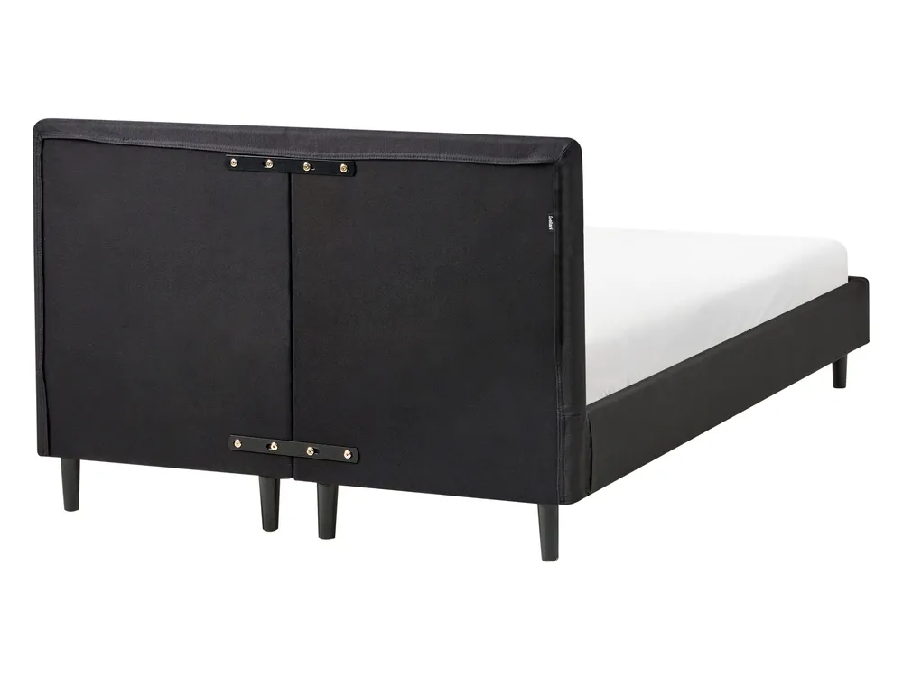 Bed Fabric FITOU 120 x 200 cm (EU Small Double) Black_1014127