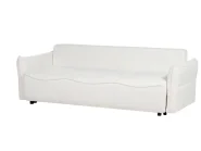Sofa Bed 3 Seater KRAMA with Storage Boucle White_887854