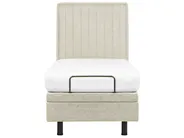 Justerbar säng  DUKE II 80 x 200 cm Beige_988333