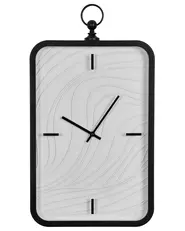 Veggklokke MOLIENS 32 cm Hvit/svart_1151145