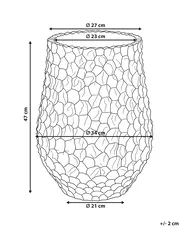 Kukkaruukku PILLERSEE 34 cm Vaaleanruskea_1164685