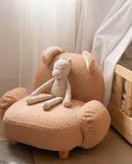 Kids Armchair Rabbit KANNA Boucle Beige_915827